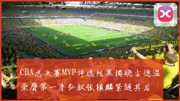 CBA总决赛MVP评选结果揭晓古德温荣膺第一李弘权张镇麟紧随其后